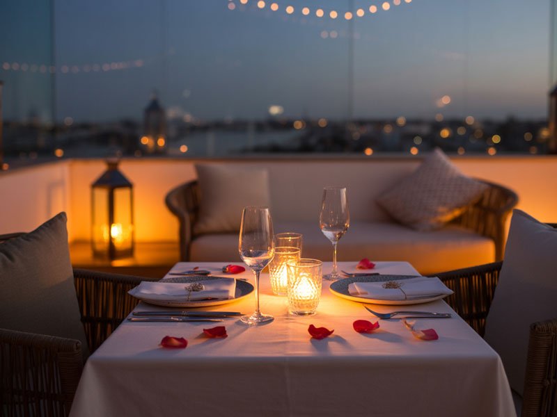 Private-Rooftop-Candlelight-Dinner