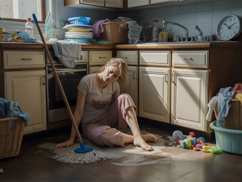 She-is--Mentally-and-Physically-Tired-from-House-Chores