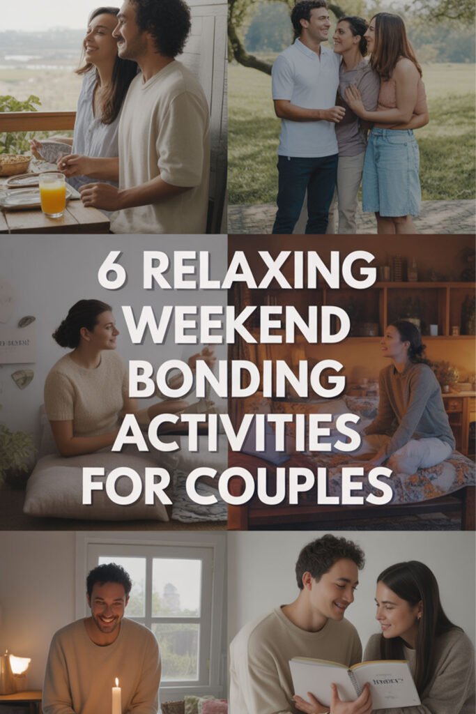 6 Relaxing Weekend Bonding Activities for Couples 