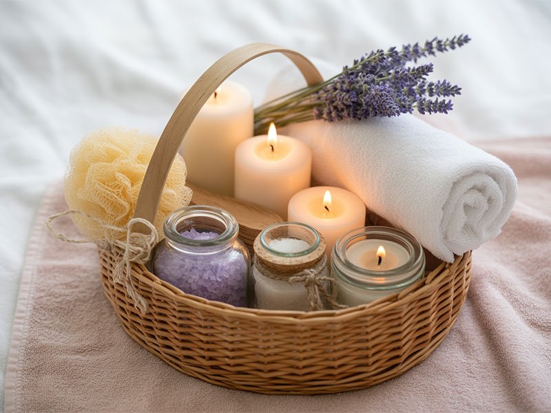 A-Relaxing-Spa-Gift-Basket